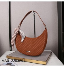 Soft leather decorated bag