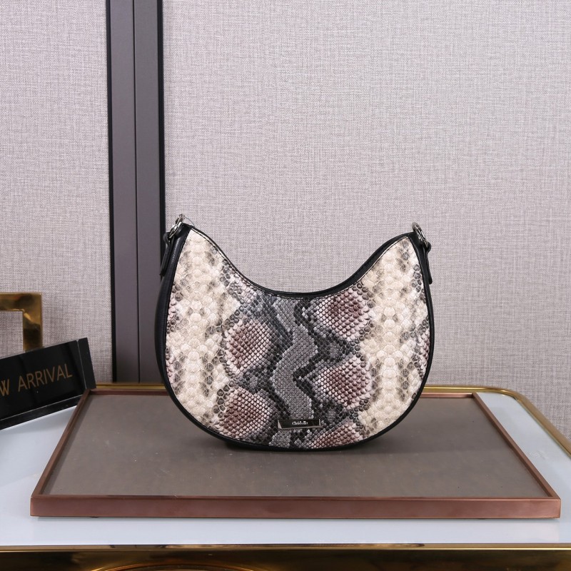 Snakeskin hobo bag deals