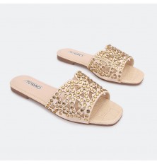 slipper with strass and...
