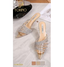 Trendy transparent heel...