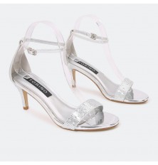 MSQ604 Shiny heel sandal...