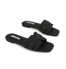 Soft casual leather slide...