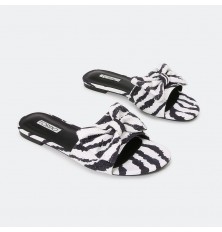 zebra print flat soles HX170