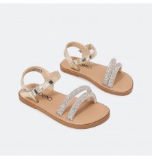 girlie sandal with bright...