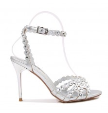 Strappy wedding stilettos...