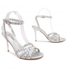 Strappy wedding stilettos...