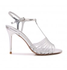 Stiletto T-strap sandals