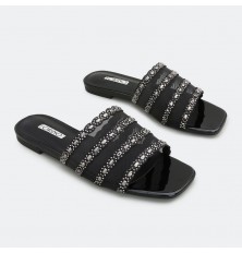 flat sandal embossed by...