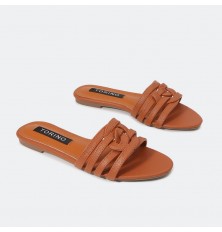 Leather casual flat...