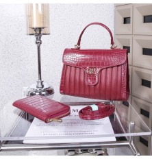 Attractive snakeskin flap bag