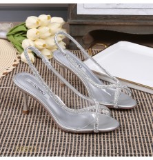 Transparent Peep-toe...